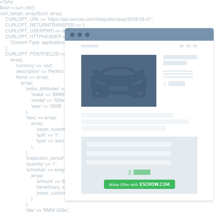 How do I add Escrow Offer to my website?